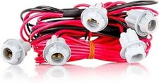 LED Bulbs Sockets Pre-wired Connector Wiring Wire Harness for5 in 1 Wiring