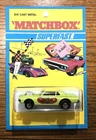 Lesney Matchbox Restored  SF 62 Cougar "RATROD" Dragster on Repro Blister card.