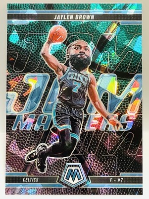 Jaylen Brown *55/125* 2024-25 Panini Mosaic Jam Masters Ice Prizm