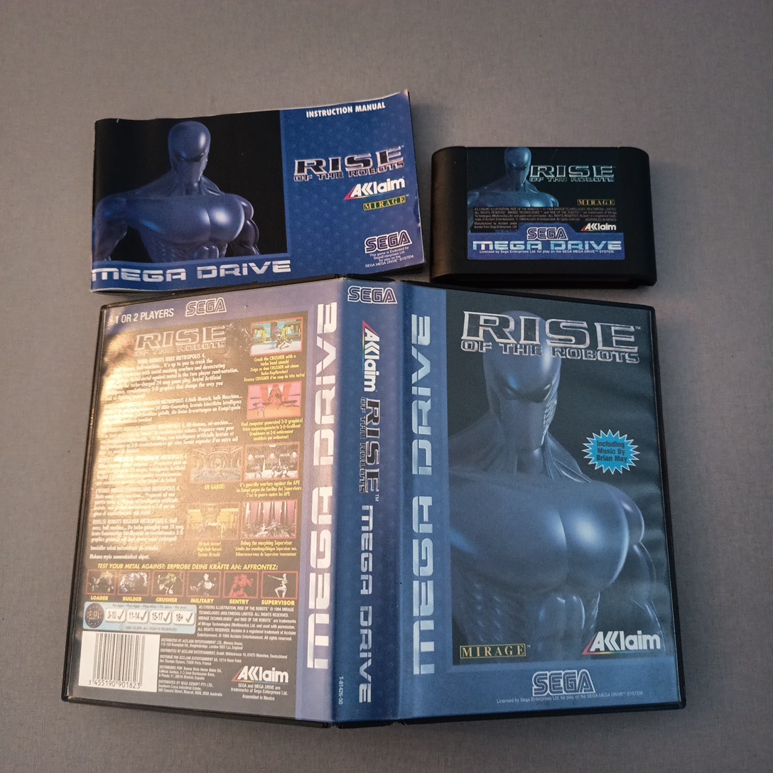 RISE OF THE ROBOTS COMPLET BOÎTE NOTICE SEGA MEGADRIVE