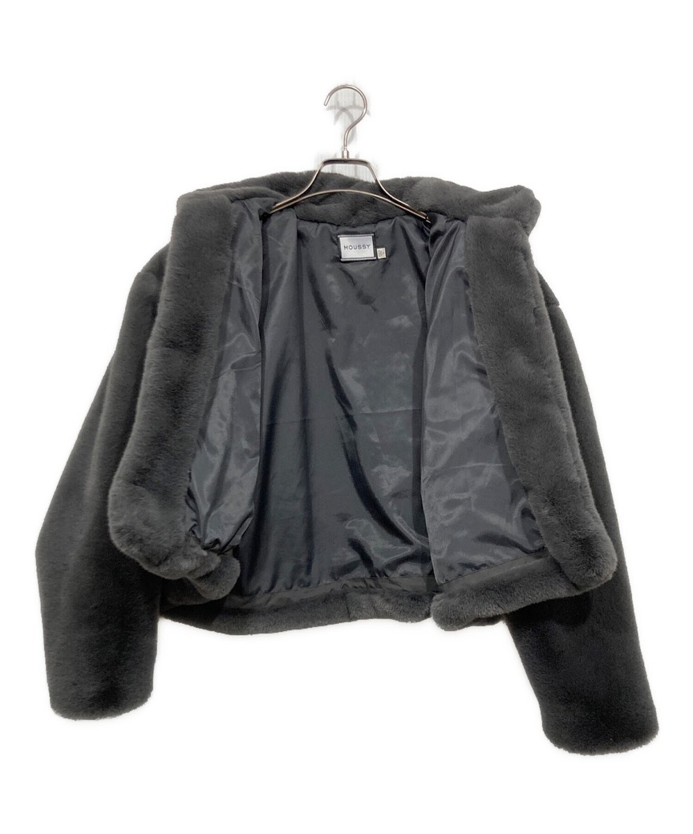 moussy FAUX FUR STAND COLLAR JACKET | eBay