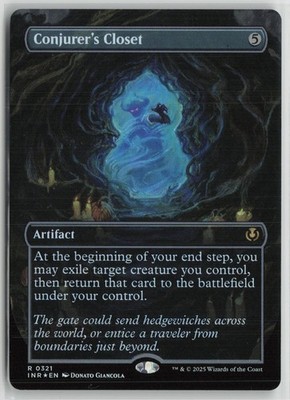 Conjurer's Closet (Borderless) LP Foil 321 Innistrad Remastered MTG