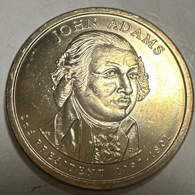 2007-P JOHN ADAMS 2nd Presidential $1 Dollar Coin Circulated