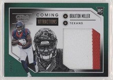 2016 Panini Gala Coming Attractions Memorabilia Jade 20/25 Braxton Miller 1s8