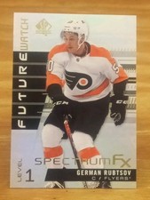 2019-20 SP Authentic Spectrum FX Future Watch German Rubtsov Philadelphia Flyers