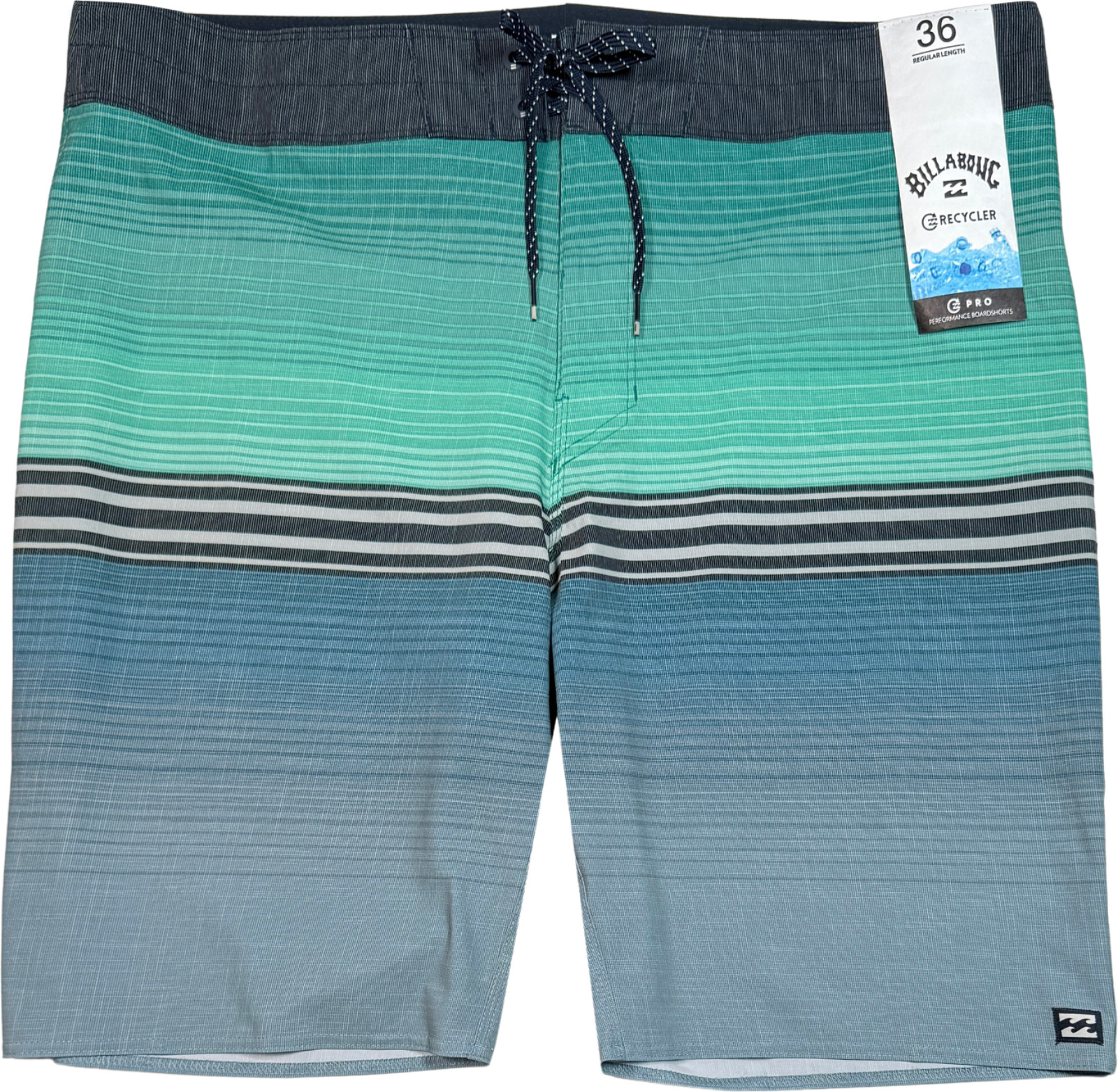 Billabong All Day Heather Stripe Board Shorts - NWT Mens 36 Multi - 47720-J10 6090₽