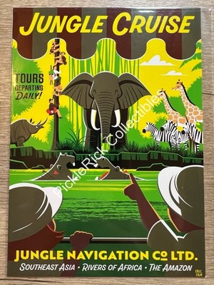 Disney WonderGround 2025 Jungle Cruise By Eric Tan 5x7 Postcard