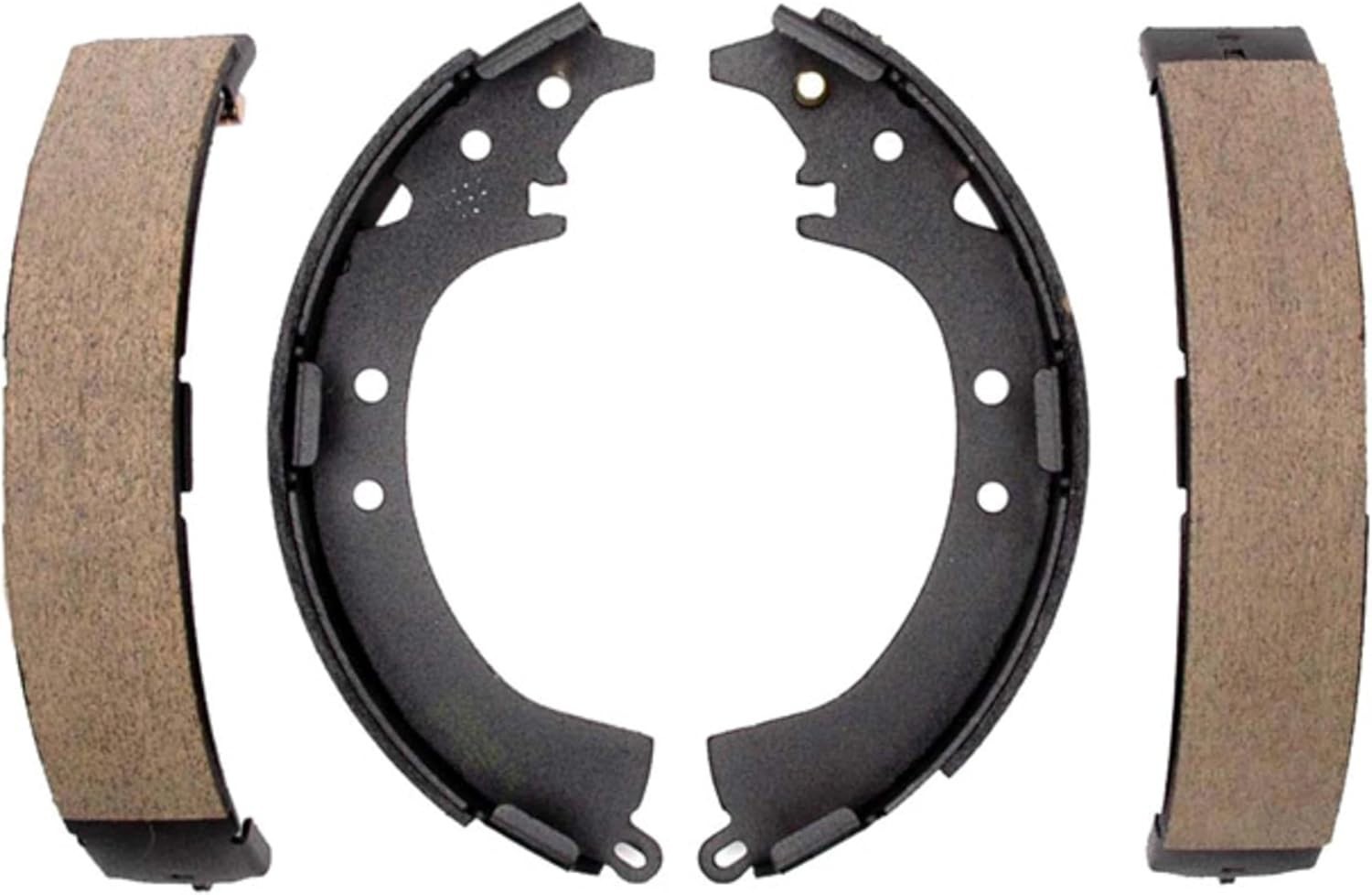 ACDelco Gold 17587B (18030013) Bonded Rear Drum Brake Shoe Set-image