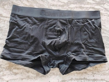 Calvin Klein BLACK Microfiber Trunk Underwear Medium MINT FREE SHIPPING 