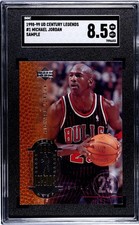 1998-99 UD Century Legends #1 Michael Jordan Sample SGC 8.5