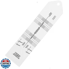 Turntable Phono Cartridge Stylus Alignment Protractor Tool Precisions Vinyls 