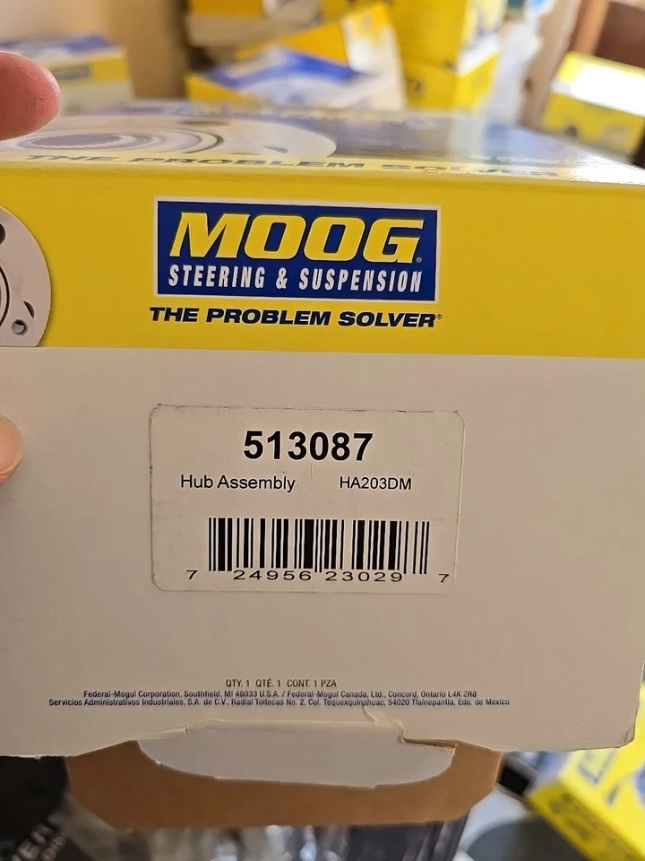 Conjunto de cojinete de rueda y buje Moog 513087 Foto 2 de 3