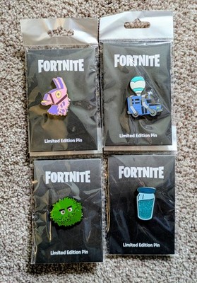 Fortnite Limited Edition Pin Set  (4)  Official Epic Games ULTRA RARE
