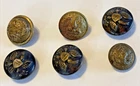CIVIL WAR MIX LOT OF 6 METAL BUTTONS