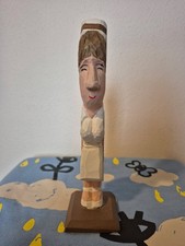 Peepers Nurse Ratchet Wooden Character Glasses Holder Carved Rough Awesome Gift