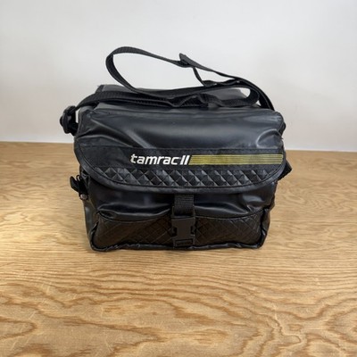 Vintage 1988 Tamrac II Camera Bag Black & Yellow Padded  11 x6.5 x8 