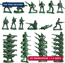 Army Men Toy Soldiers Set 50pcs Green Soldier Action Figures Army Men Playset Pl