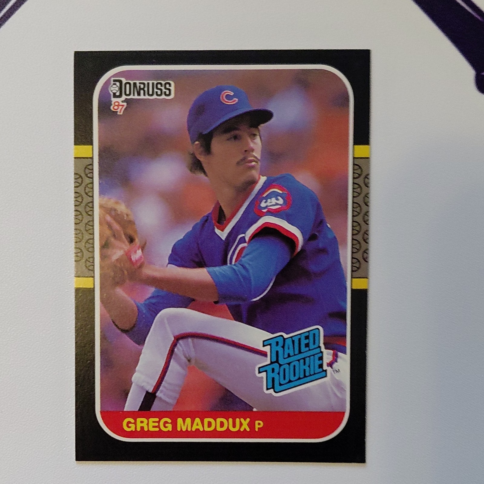 Donruss 1987 Rated Rookie #36 Greg Maddux Chicago Cubs MLB Baseball