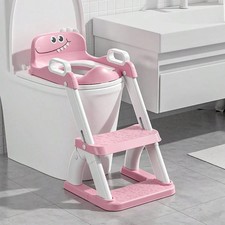 3 in 1 Potty Training Seat Toddler Toilet Step Stool Ladder Foldable Chair