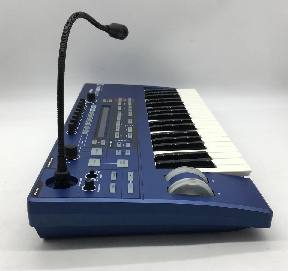 Excellent Novation ULTRANOVA Analog Modeling Synthesizer Blue Keyboard With Box - Image 3 of 4