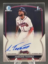 2023 Bowman - Chrome Prospect 1st Auto Ambioris Tavarez #CPA-AT (AU)