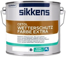€11,09 L   10 L Sikkens Cetol  Wetterschutzfarbe Extra RAL 7016 anthrazitgrau