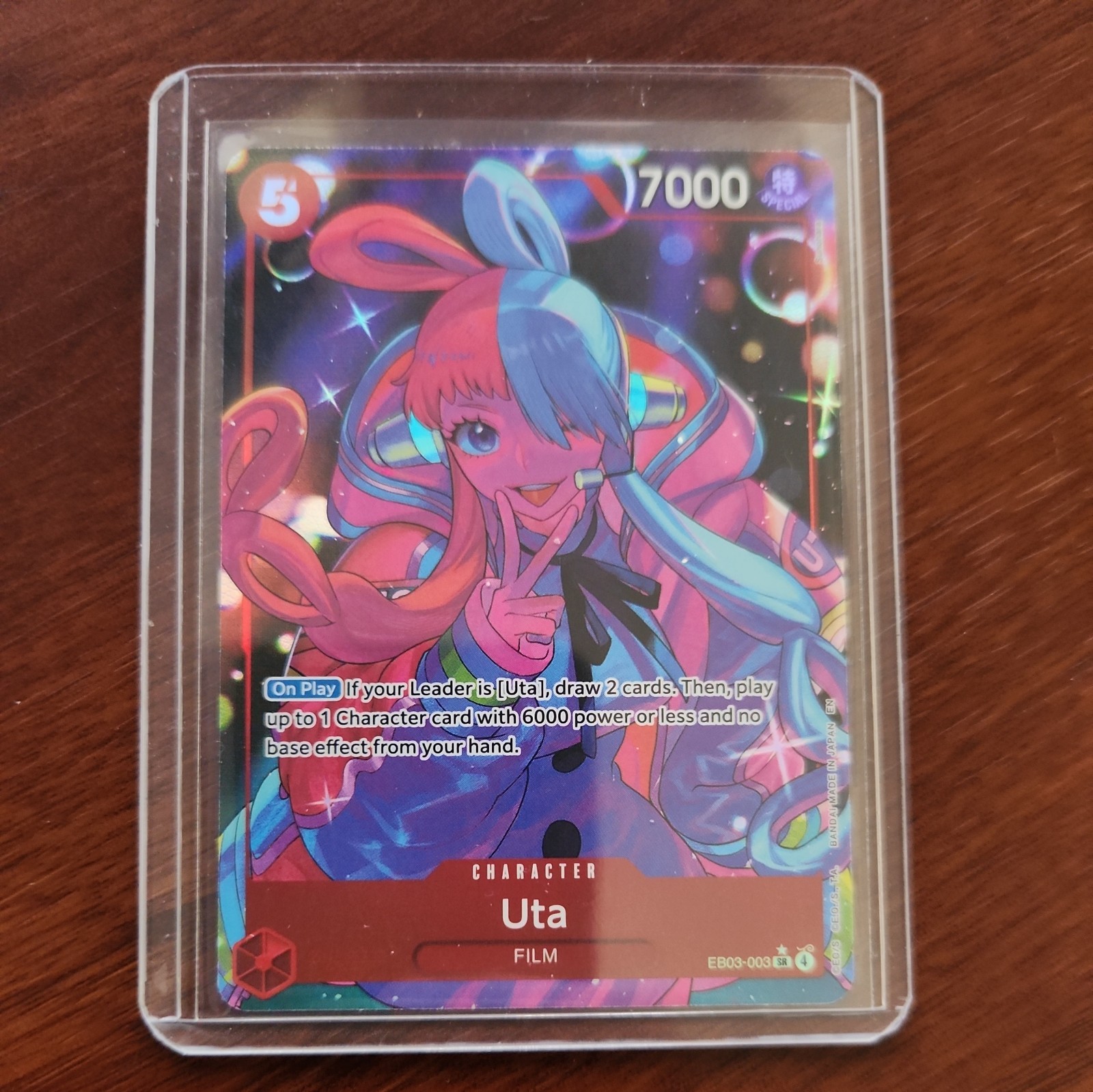 Uta ALT ART SR EB03-003 SR ONE PIECE Heroines Edition - ENGLISH