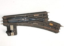 HORNBY O / 0 1/48 RAIL AIGUILLAGE MECANIQUE DROIT A DROITE MANUEL, 3 RAILS TRAIN
