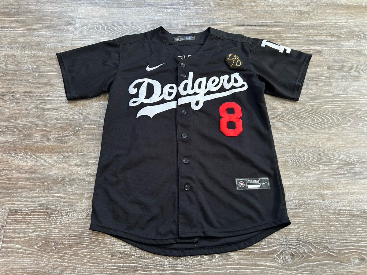 Los Angeles Dodgers Kobe Bryant NIKE Baseball jersey #8 #24 Black