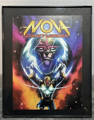 Marvels Nova Centurion Comic Wall Art Framed 8'' X 10''