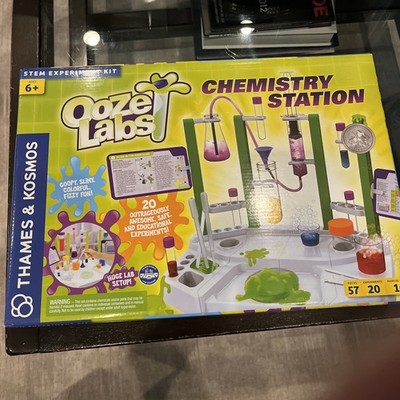 Ooze Labs Chemistry Station Kit - 20 Safe Experiments for Curious Young Chemists