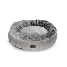 Superior Pet Plus Harley Dog Bed Harlow Grey & Artic Faux Fur - Jumbo