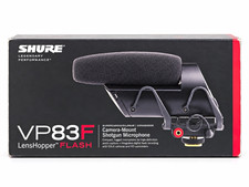 Shure VP83F LensHopper Camera-Mount Shotgun Microphone w/ Recorder Box