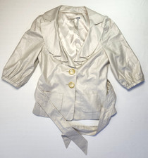 Classiques Entier double breasted 3/4 sleeve blazer jacket NWOT Sz XS