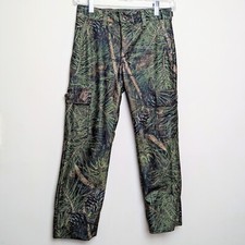 Vintage True Timber Camouflage Hunting Cargo Pants USA MADE Camo Youth Medium
