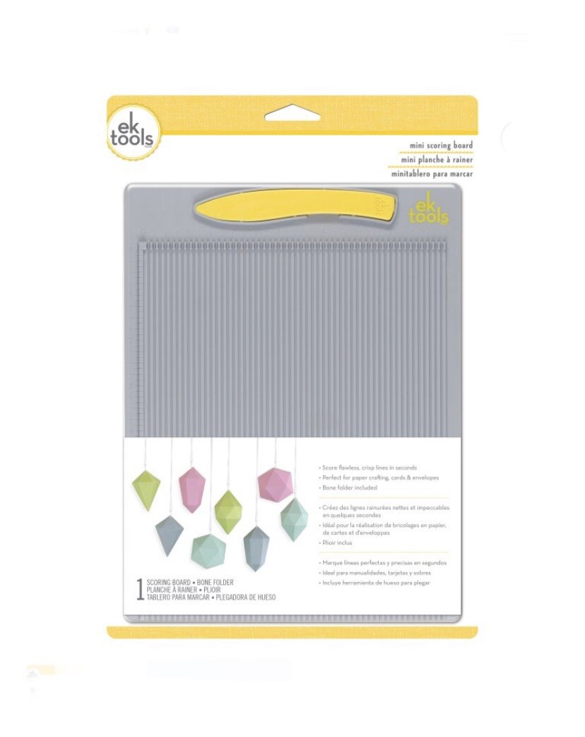 EK TOOLS Mini Scoring Board With Bone Folder 93/4” X 71/2” Brand New