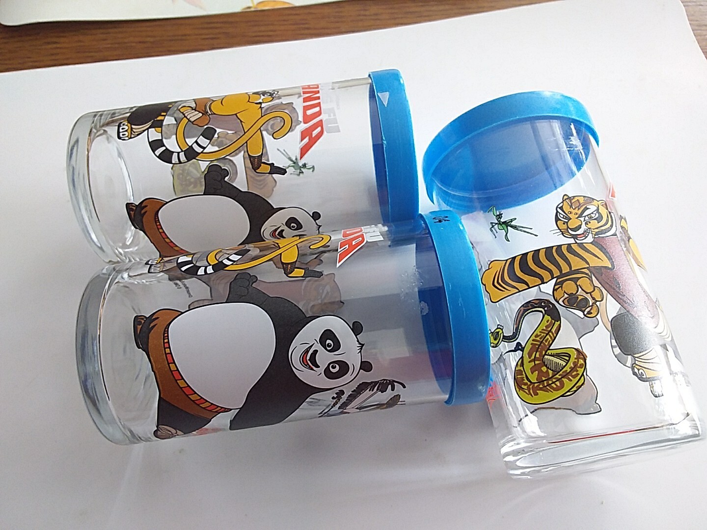 KUNGFU PANDA Gläser Bautzner Senf 3 Stück Mit Deckel