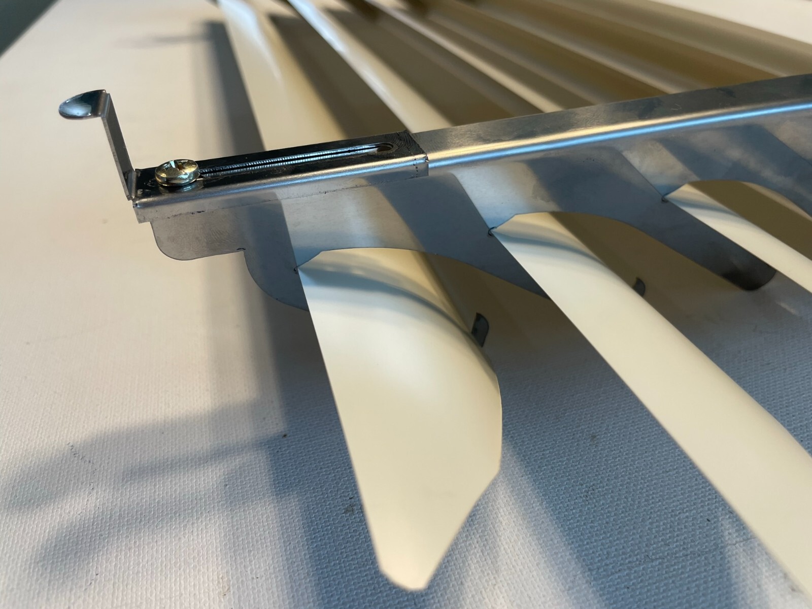 VW Volkswagen Beetle Bug Oval Window Blinds Fixed Slats Ivory 19531957 eBay