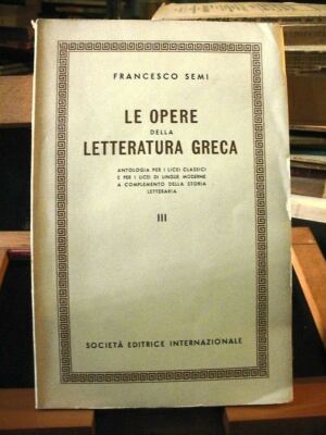 Samen DIE WERKE DER GRIECHISCHEN LITERATUR Vol. III / 1953 SEI