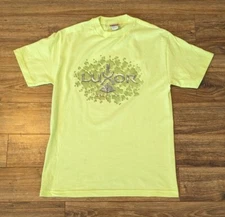 VTG NWT 90's Luxor Casino Las Vegas Flourescent Yellow Made USA T-Shirt M Read!
