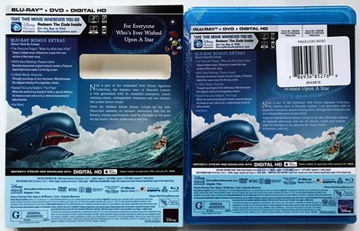 NEW DISNEY PINOCCHIO BLU RAY DVD DIGITAL BEST BUY EXCLUSIVE