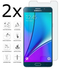 2- Pack Premium Tempered Glass Screen Protector Samsung Galaxy S7 S6 S5