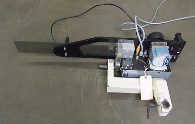 USED EAM MINI-ST AUTOMATED LABEL APPLICATOR W/ SLO SYN MOTOR KSL091T2Y 240V 1PH