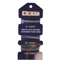 Fuse Wire Card 5A 15A 30A For Fuse box / Consumer Unit 5, 15 and 30 Amp