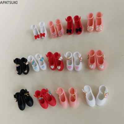 Mode Schuhe für Barbie Puppe 1/6 High Heel Schuhe für Licca Puppe Mini Schuhe