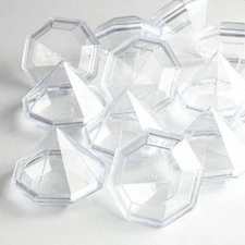 Factory Direct Craft Clear Acrylic Diamond Bath Bomb Molds | 12 Holders
