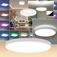 LED Deckenleuchte Pendel Lampe indirektes Licht RGB Fernbedienung Büro Praxis