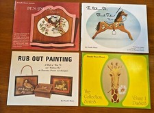 Lot of 4 Priscilla Hauser Tole Painting Books - patterns, instructions