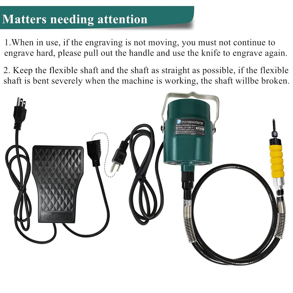 Wood Chisel Hanging Mill Grinding Woodworking Carver Pedal Control