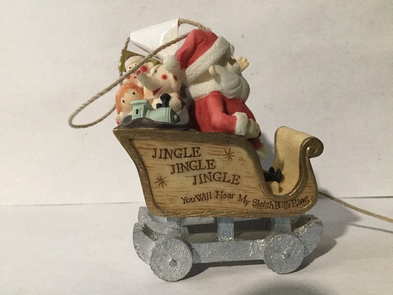 Rudolph The Red Nosed Reindeer Santa/ Misfit Toys Ornament Enesco 119339 Rare